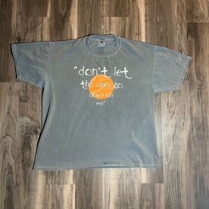 Elton John 'Don't Let the Sun Go Down on Me' Gray T-Shirt Rock & Pop Size XL